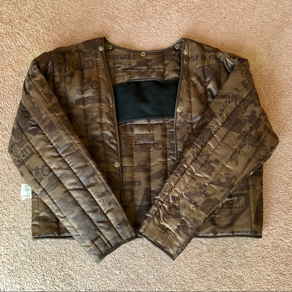 SOLD Beautiful FIRST GEAR Cafe Racer MC leather jacket - Picture 14 of 16